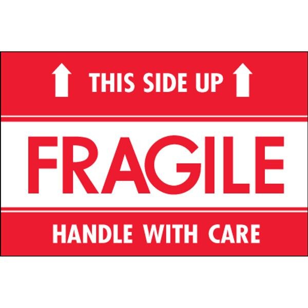 Fragile - This Side Up - HWC Label,