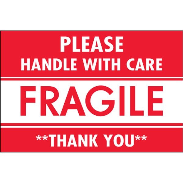 Fragile - Handle With Care Label, 2