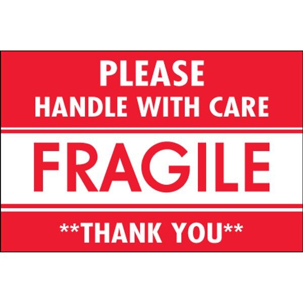 Fragile - Handle With Care Label, 2