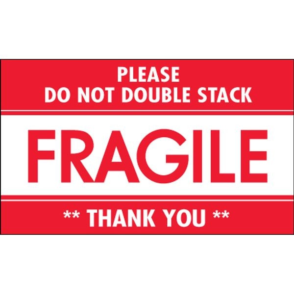Fragile - Do Not Double Stack Label