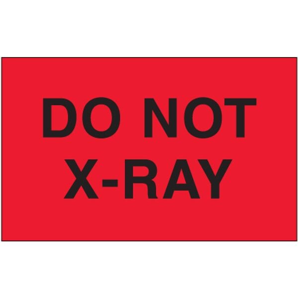 Do Not X-Ray Label, Fluorescent Re