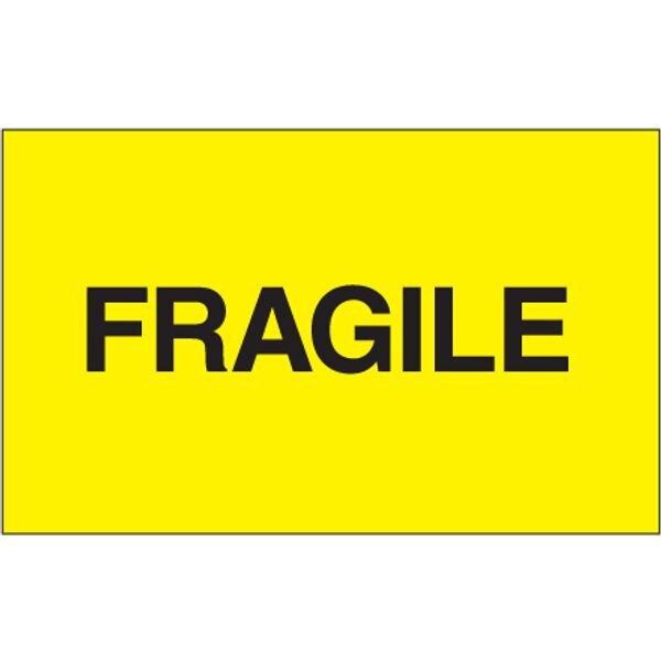 Fragile - (Fluorescent Yellow) Labe