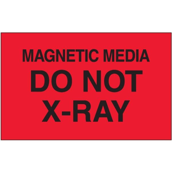 Magnetic Media, Do Not X-Ray Label
