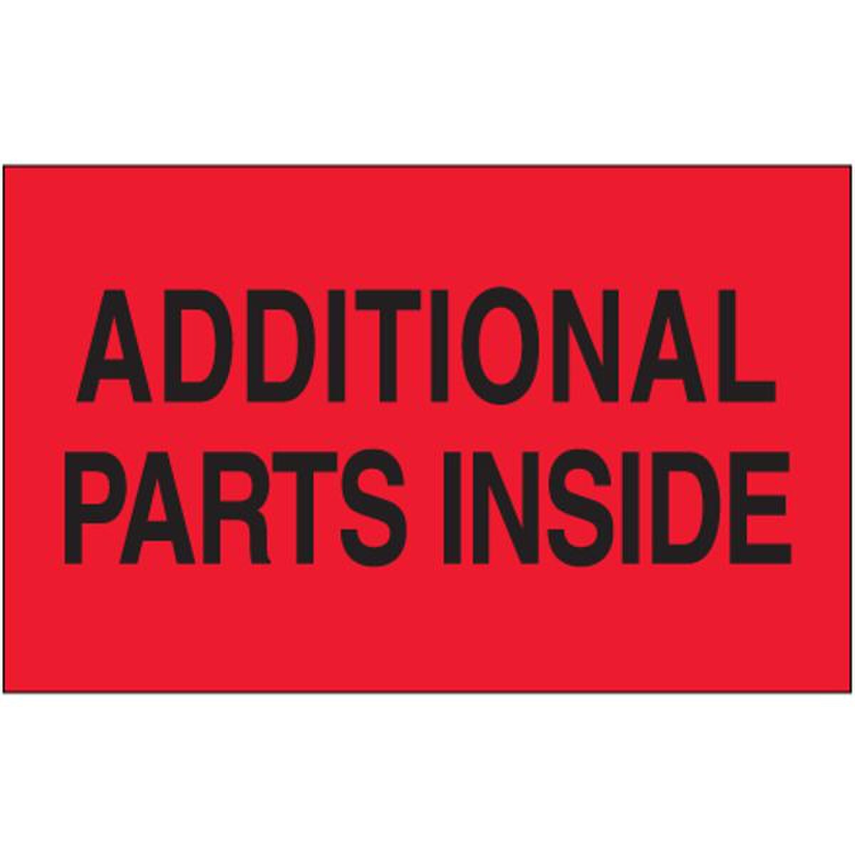 Additional Parts Inside Label, Fluo