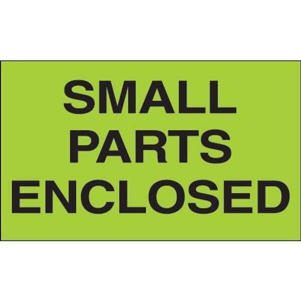 Small Parts Enclosed Label, Fluores