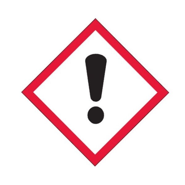 Exclamation Mark Label, 2" x 2", 50