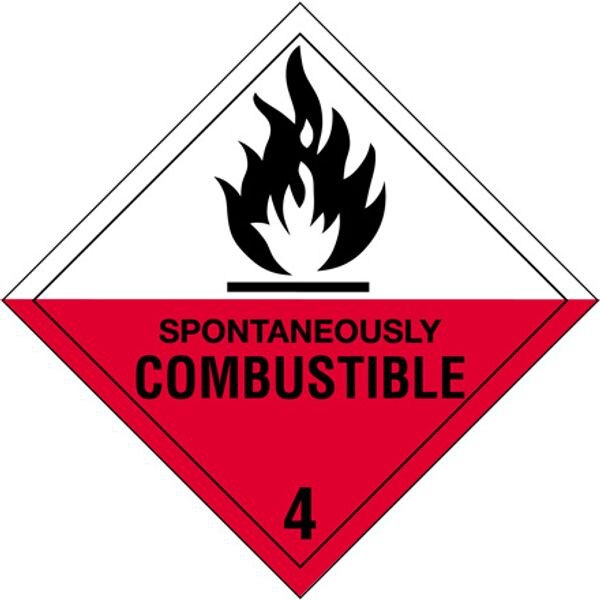 Spontaneously Combustible - 4 Label