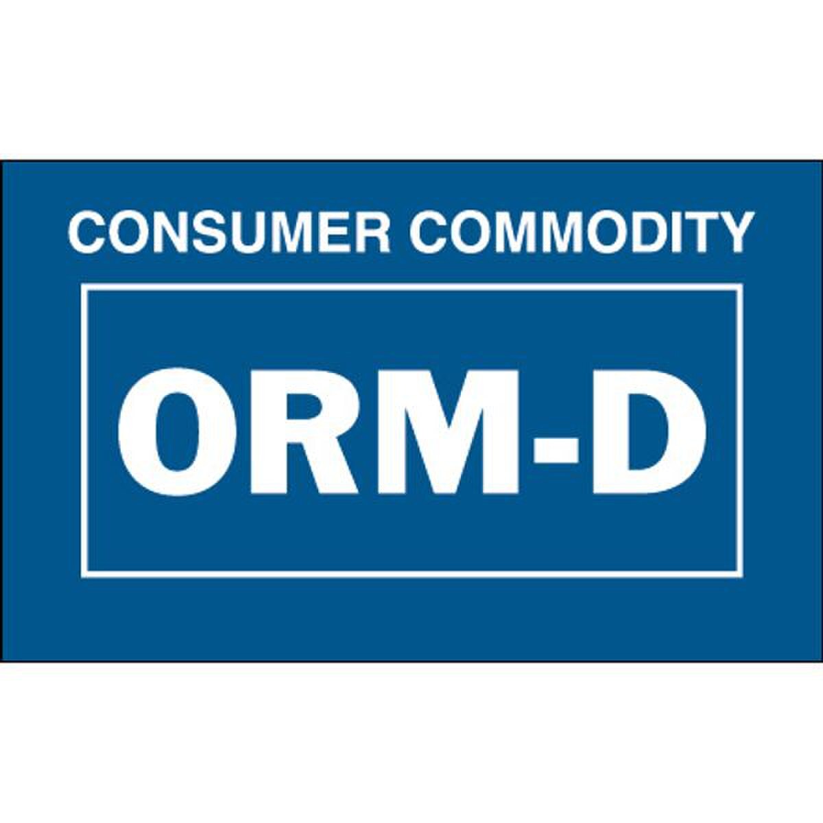 ORM-D-AIR Consumer Commodity Label,