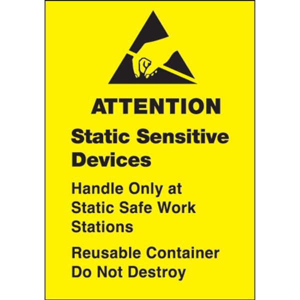 DL9140 Reusable Container Label, 1-