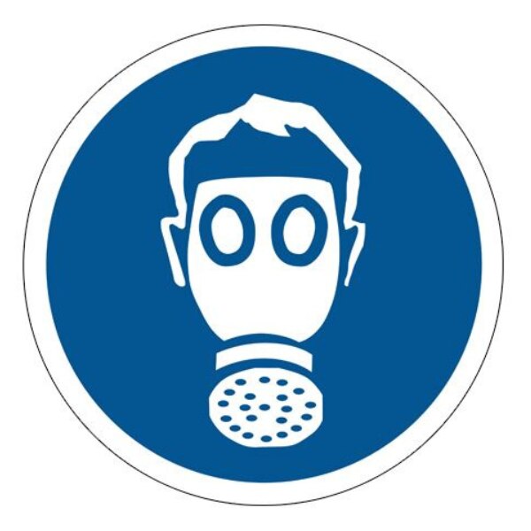 2" Circle - Wear Respiratory Protec