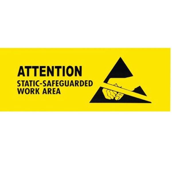 SCS ESDSIGN4X10 ESD Awareness Sign,