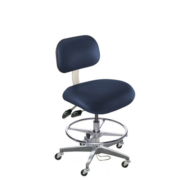 BioFit ETC Series Class 1000 ESD Chair w/ Casters, Height Range 22"32"