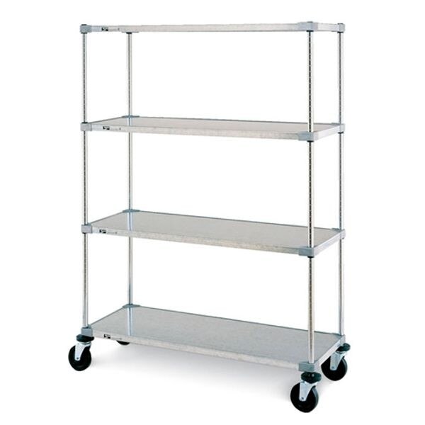 Metro F566EG Solid Shelf Stem Caste