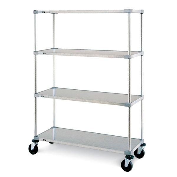 Metro F566EG Solid Shelf Stem Caste