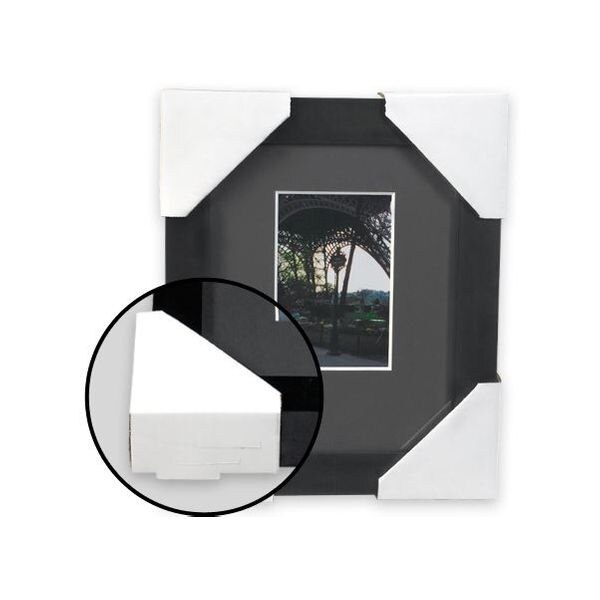 White Corrugated Frame Protectors,