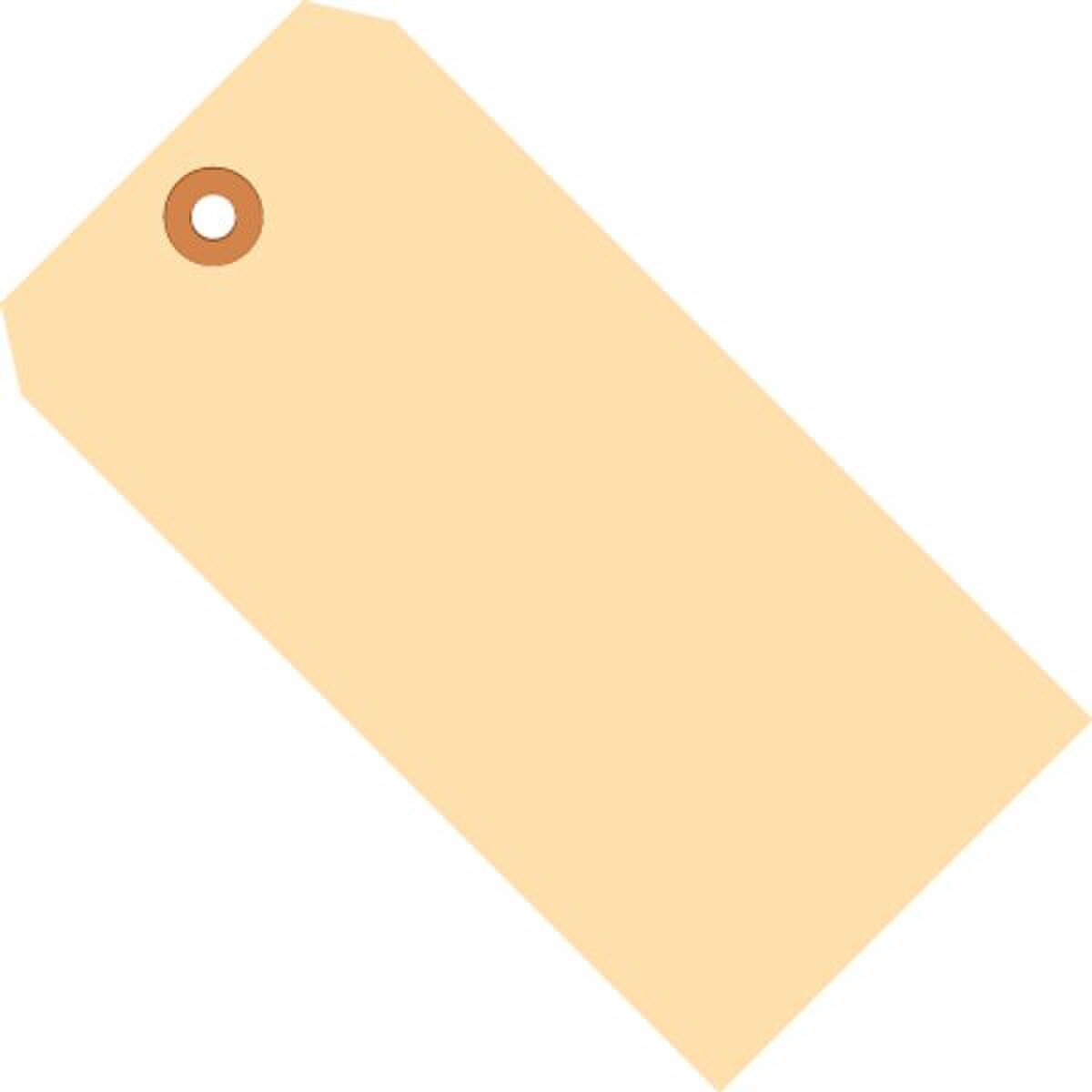 10 Pt. Manila Tags, 4-3/4" x 2-3/8"