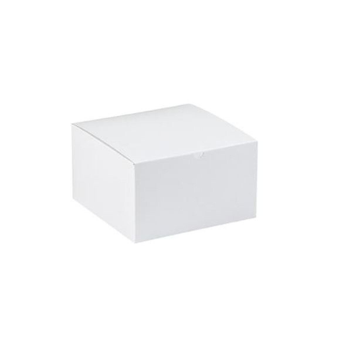 White Gift Boxes, 10" x 10" x 6", 5