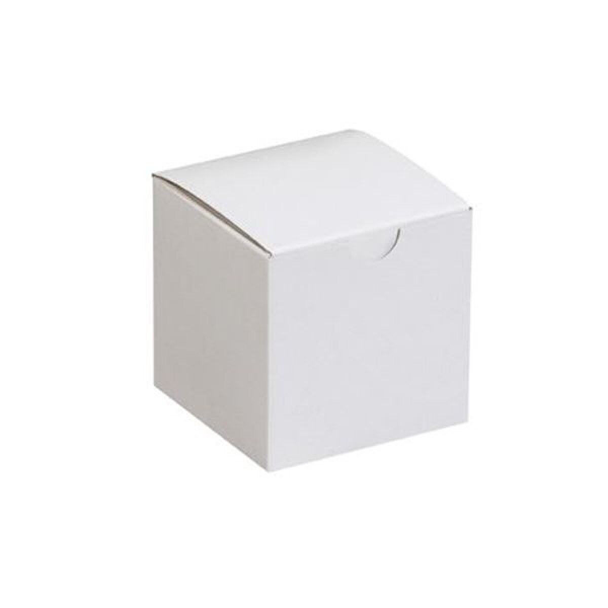White Gift Boxes, 3" x 3" x 3", 100