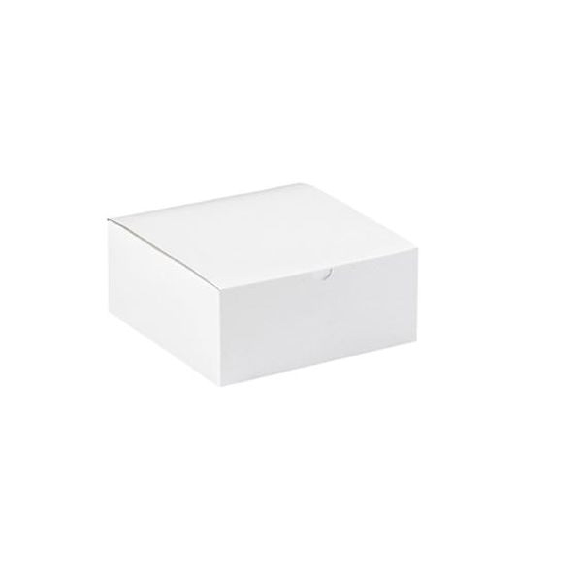 White Gift Boxes, 8" x 8" x 3-1/2",