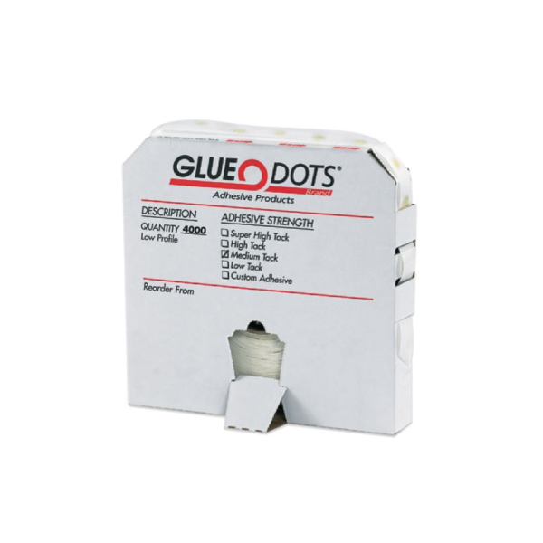 Low Profile Glue Dots®, 1/2" Diamet