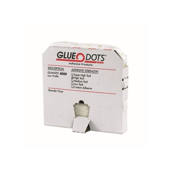 Low Profile Glue Dots®, 1/4" Diamet