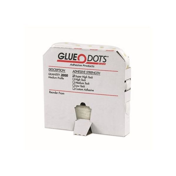 Medium Profile Glue Dots®, 1/2" Dia
