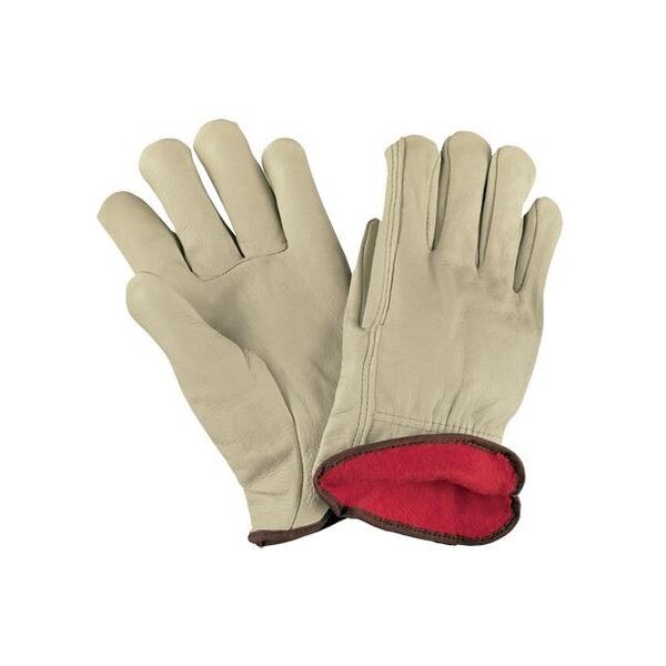 Lined Cowhide Leather Drivers Glove