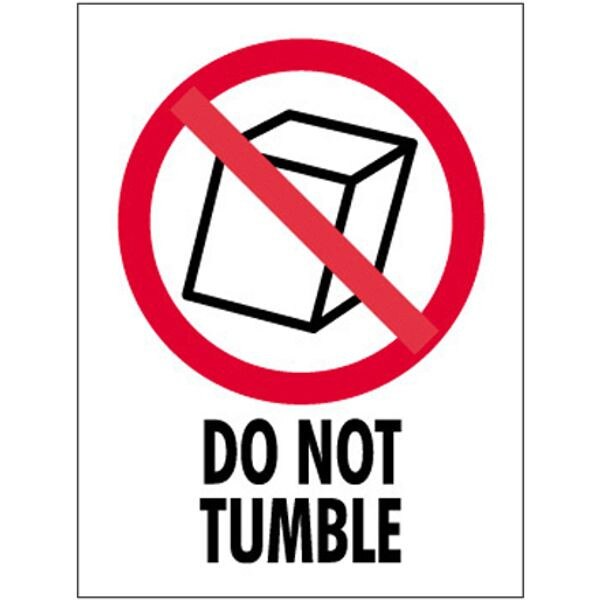 Do Not Tumble Label, 3" x 4", 500/R