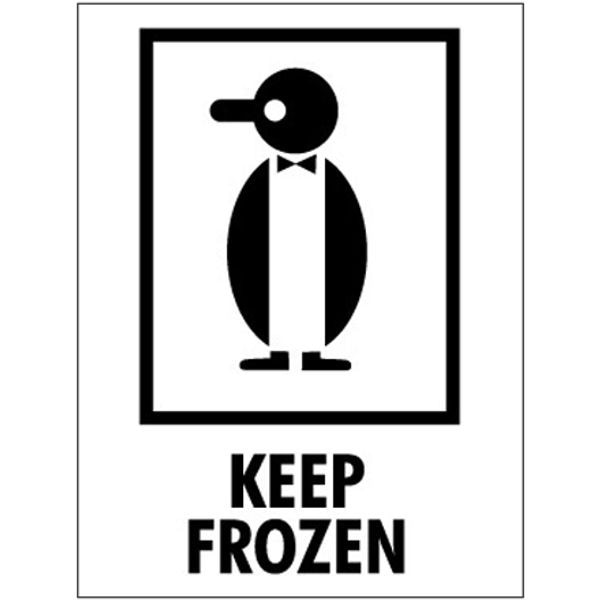 Keep Frozen Label, 3" x 4", 500/Rol