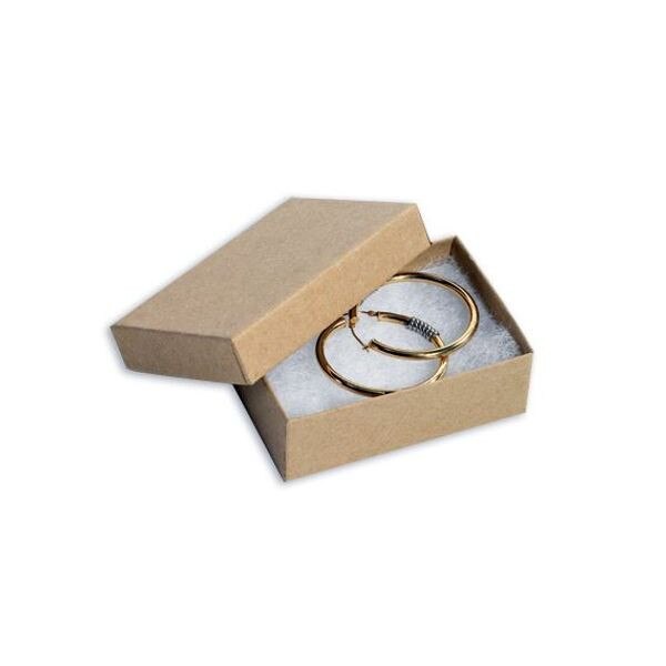 Kraft Jewelry Boxes, 3-1/16" x 2-1/