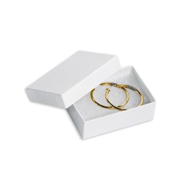 White Jewelry Boxes, 3-1/16" x 2-1/