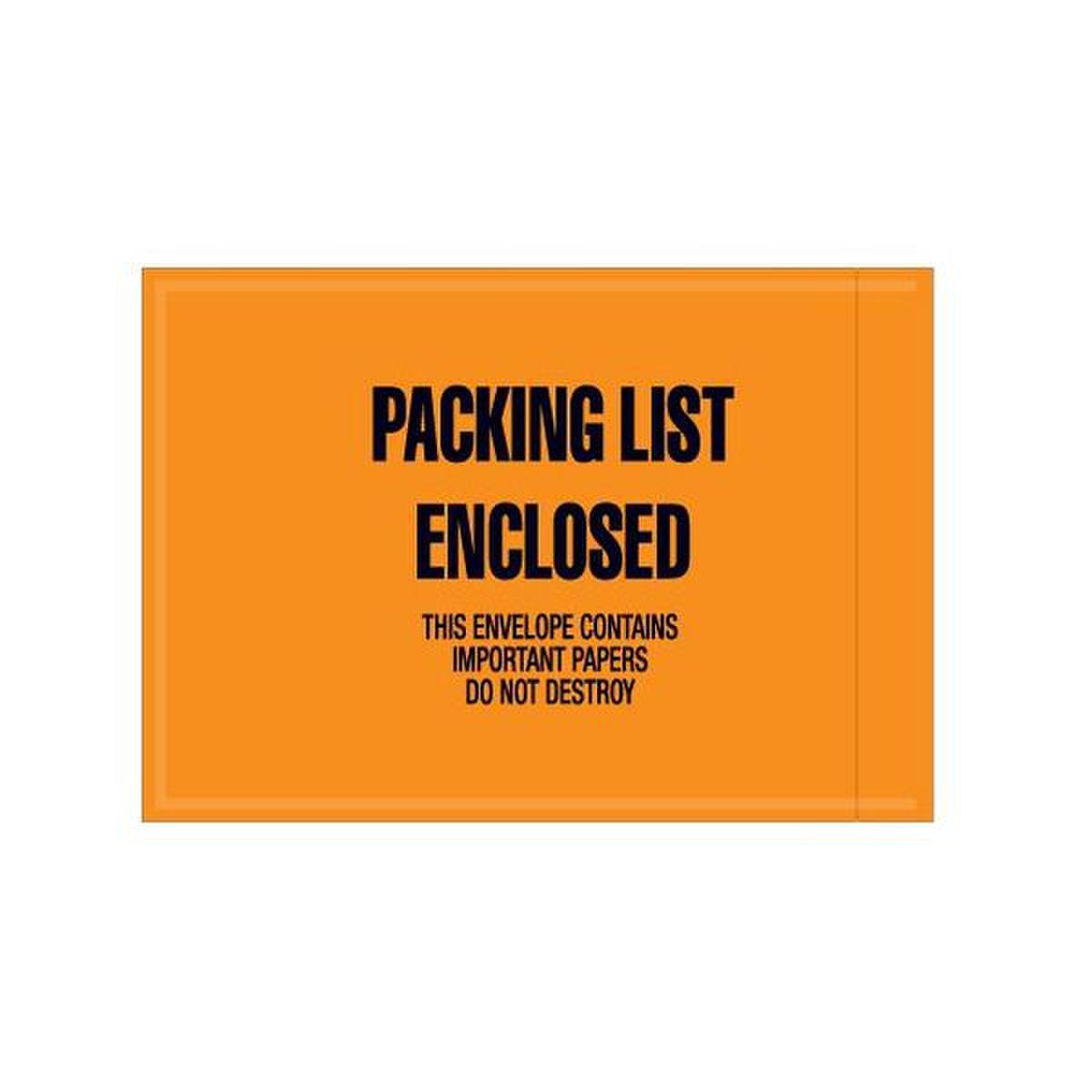 Mil-Spec "Packing List Enclosed" En