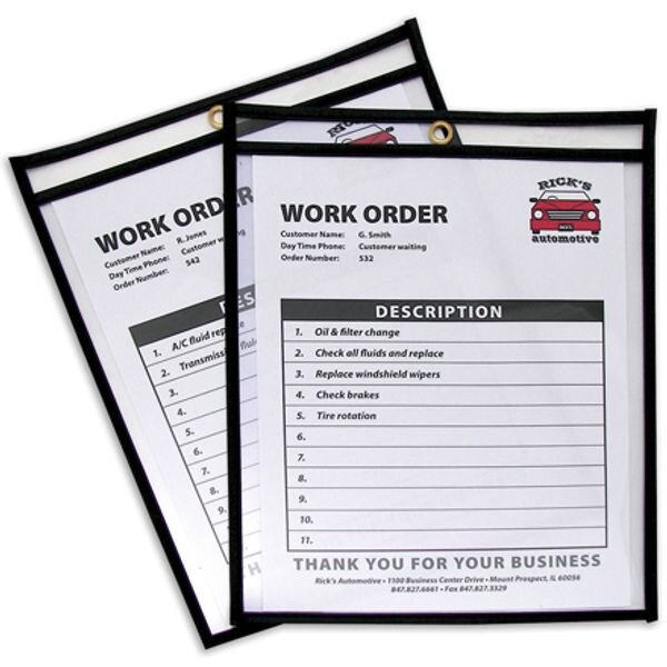 Job Ticket Holder, 8-1/2" x 11", 25