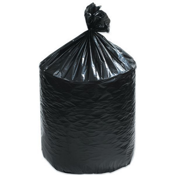 Black Trash Can Liners, 40" x 46",