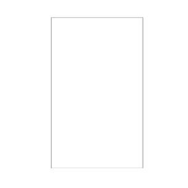 White Rectangle Laser Labels, 8-1/2