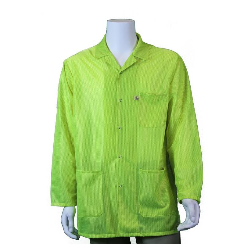 Tech Wear LOJHVY3 ESD Jacket Hi Viz Yellow Correct Products