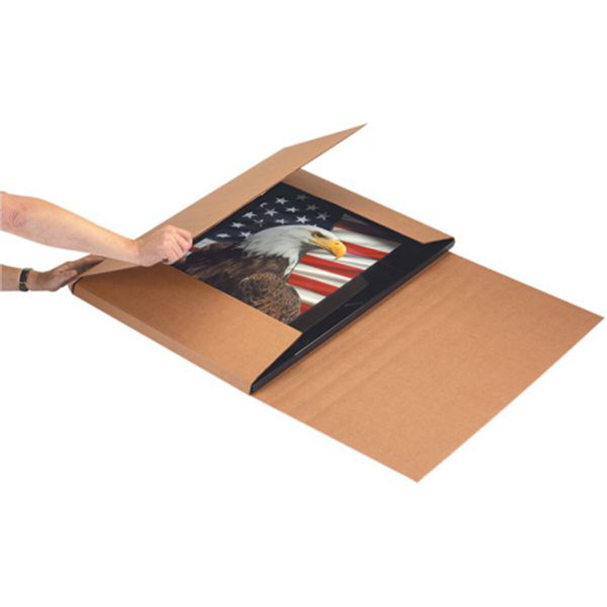 Kraft Jumbo Easy-Fold Mailers, 20"