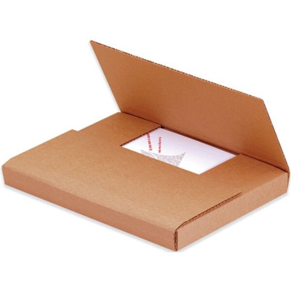 Kraft Easy-Fold Mailers, 12-1/8" x