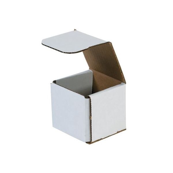 White Corrugated Mailers, 3" x 3" x
