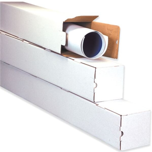 Square Mailing Tubes, 3" x 3" x 30"