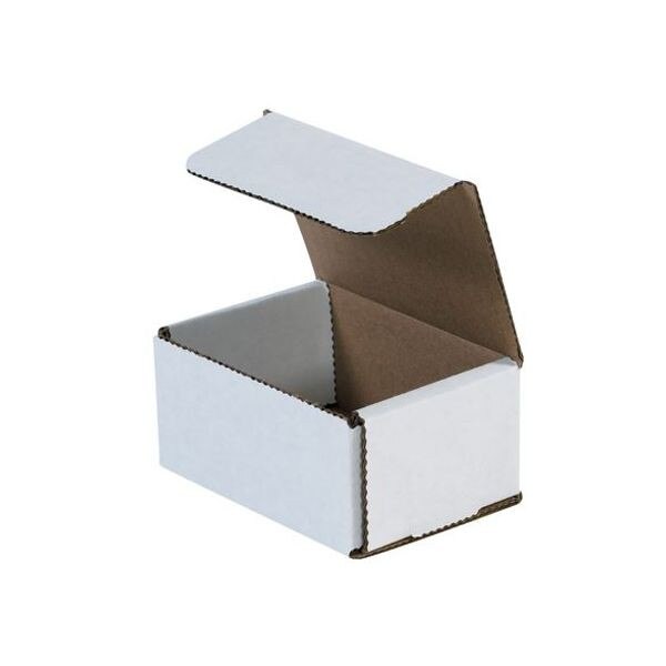 White Corrugated Mailers, 4" x 3" x
