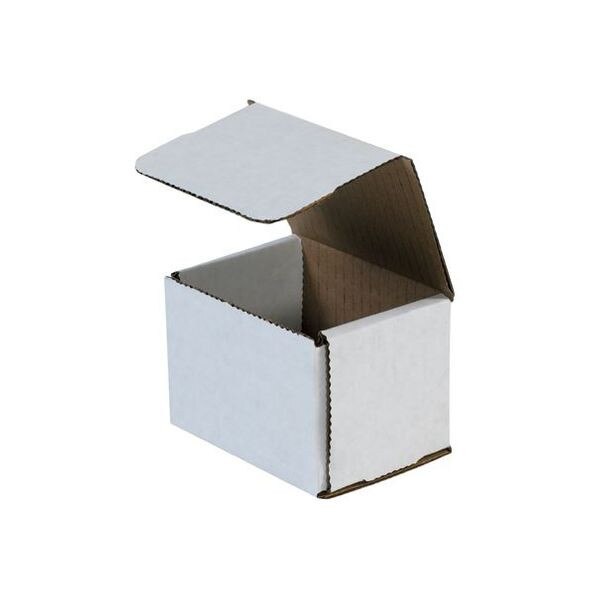 White Corrugated Mailers, 4" x 3" x