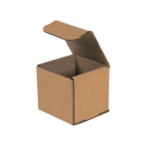 Kraft Corrugated Mailers, 4" x 4" x