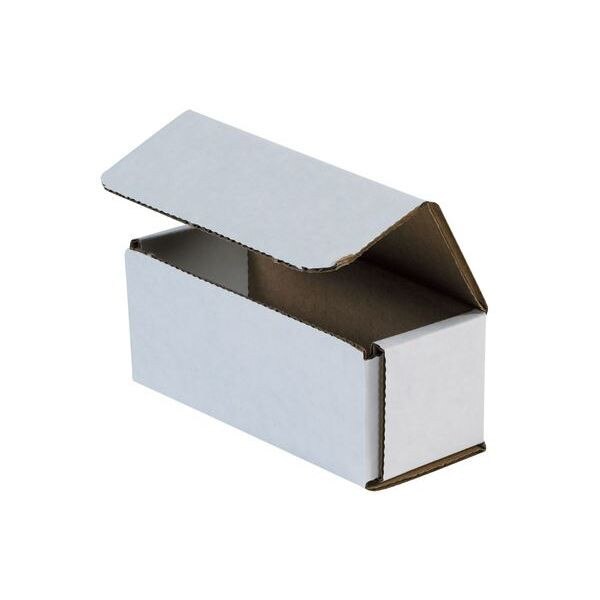 White Corrugated Mailers, 5" x 2" x