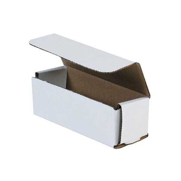 White Corrugated Mailers, 6" x 2" x