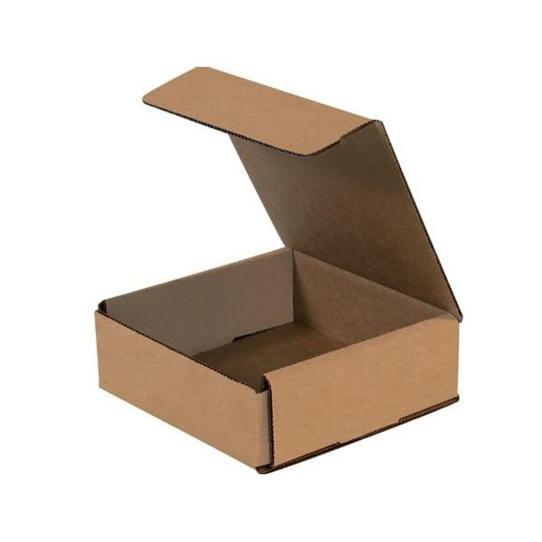 Kraft Corrugated Mailers, 6" x 6" x