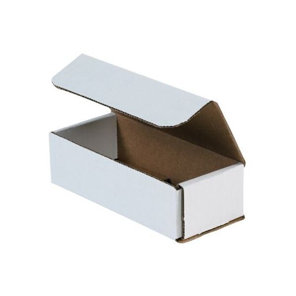 White Corrugated Mailers, 7" x 3" x
