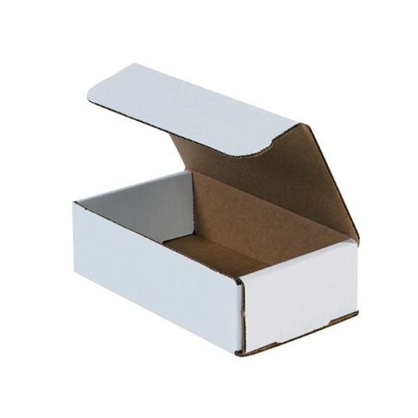 White Corrugated Mailers, 7" x 4" x