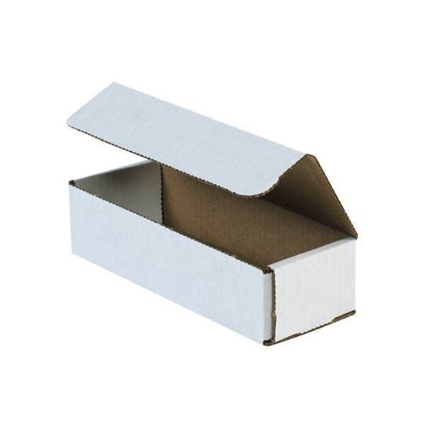 White Corrugated Mailers, 8" x 3" x