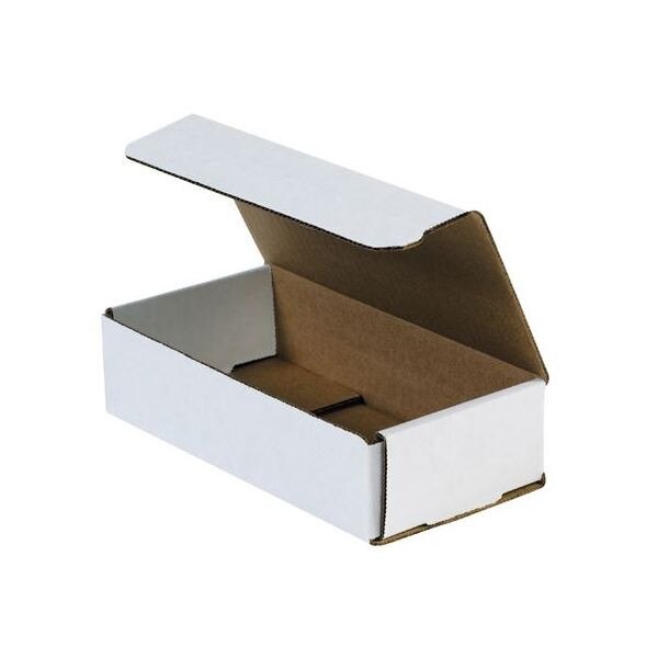 White Corrugated Mailers, 8" x 4" x